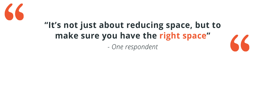 Reducing space return to office