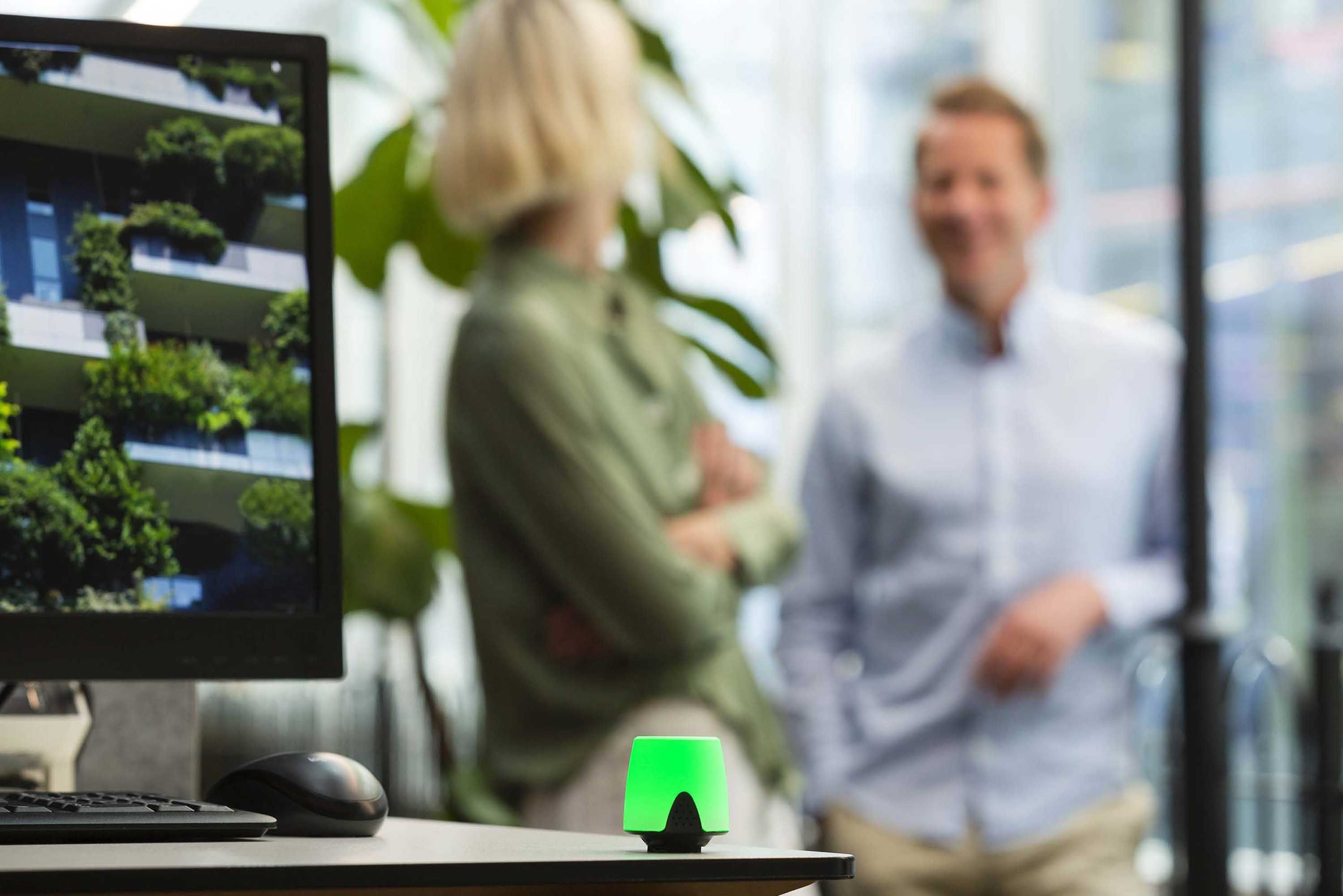 busy light people standing