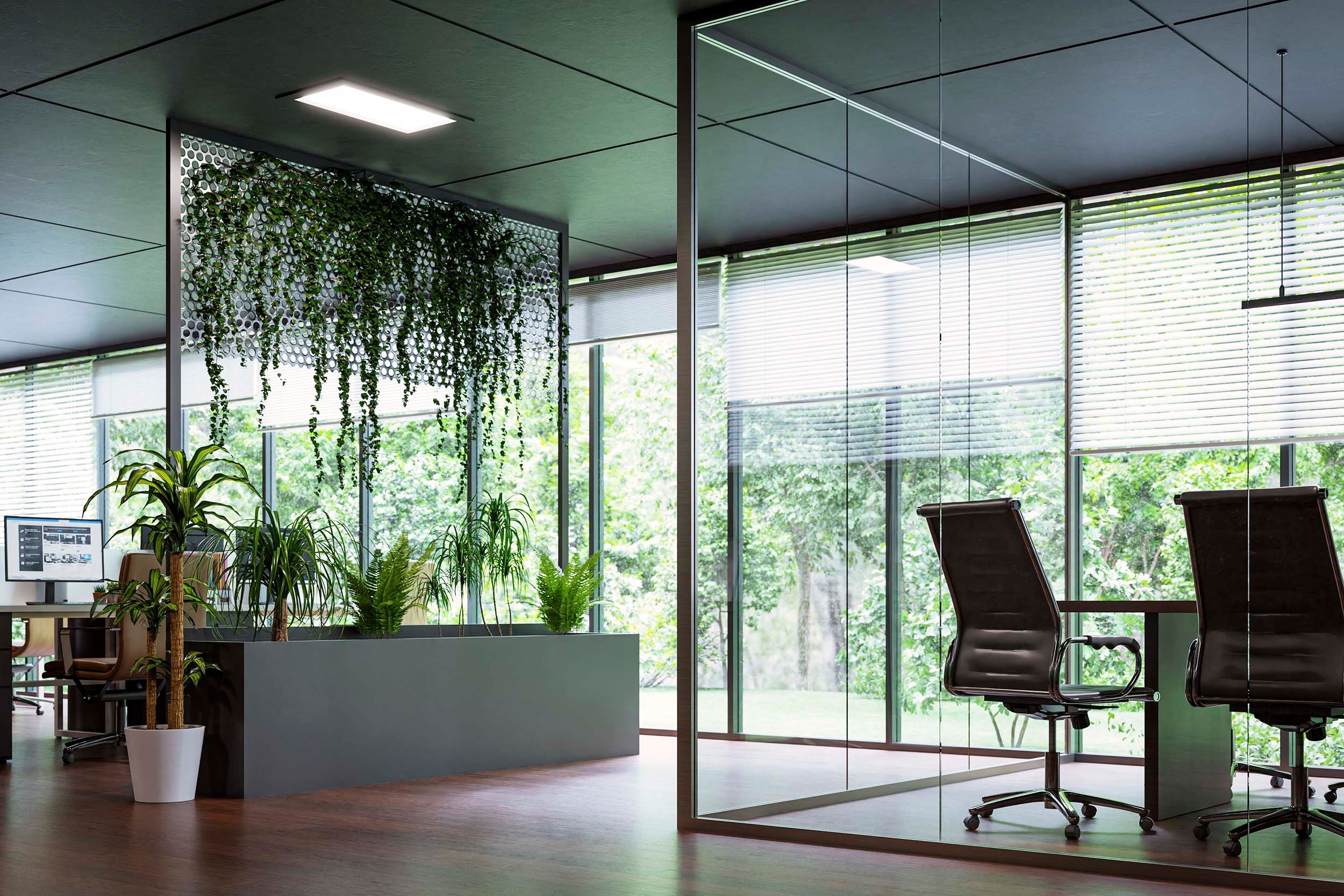 green office space