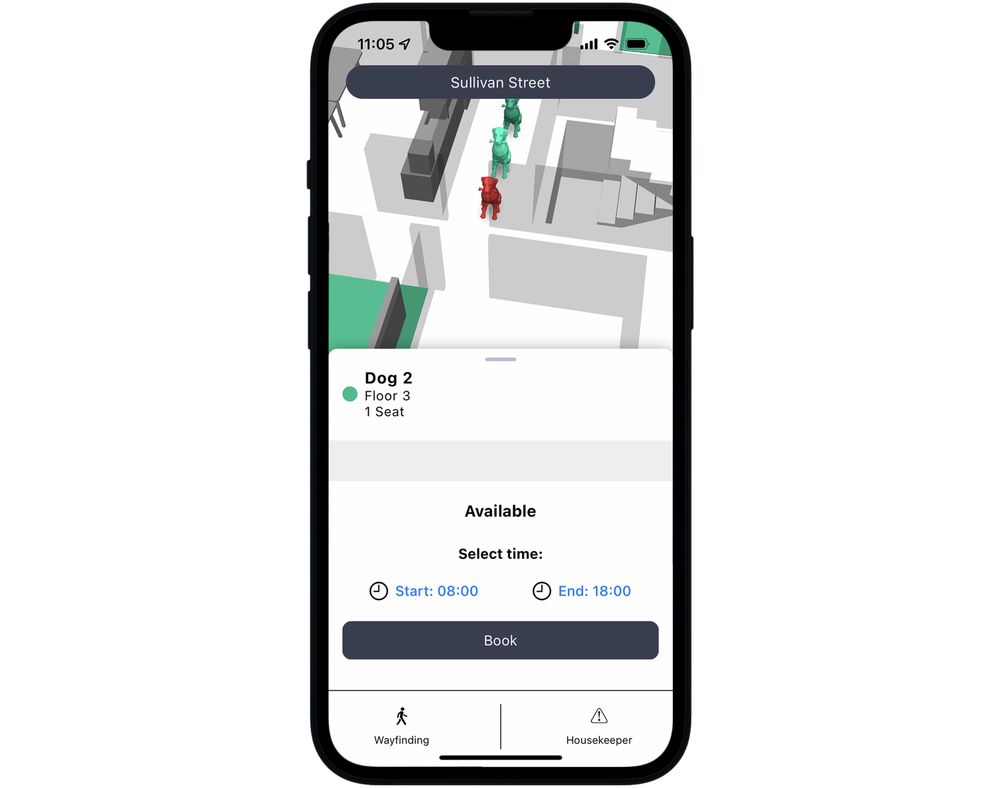 Integrate to Flowscape’s Hot Desking System 