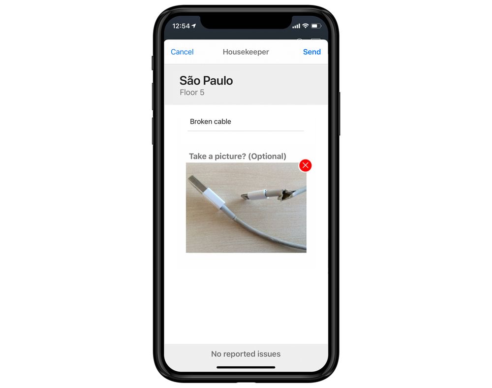 Easy Fault Reporting for Hot Desks
