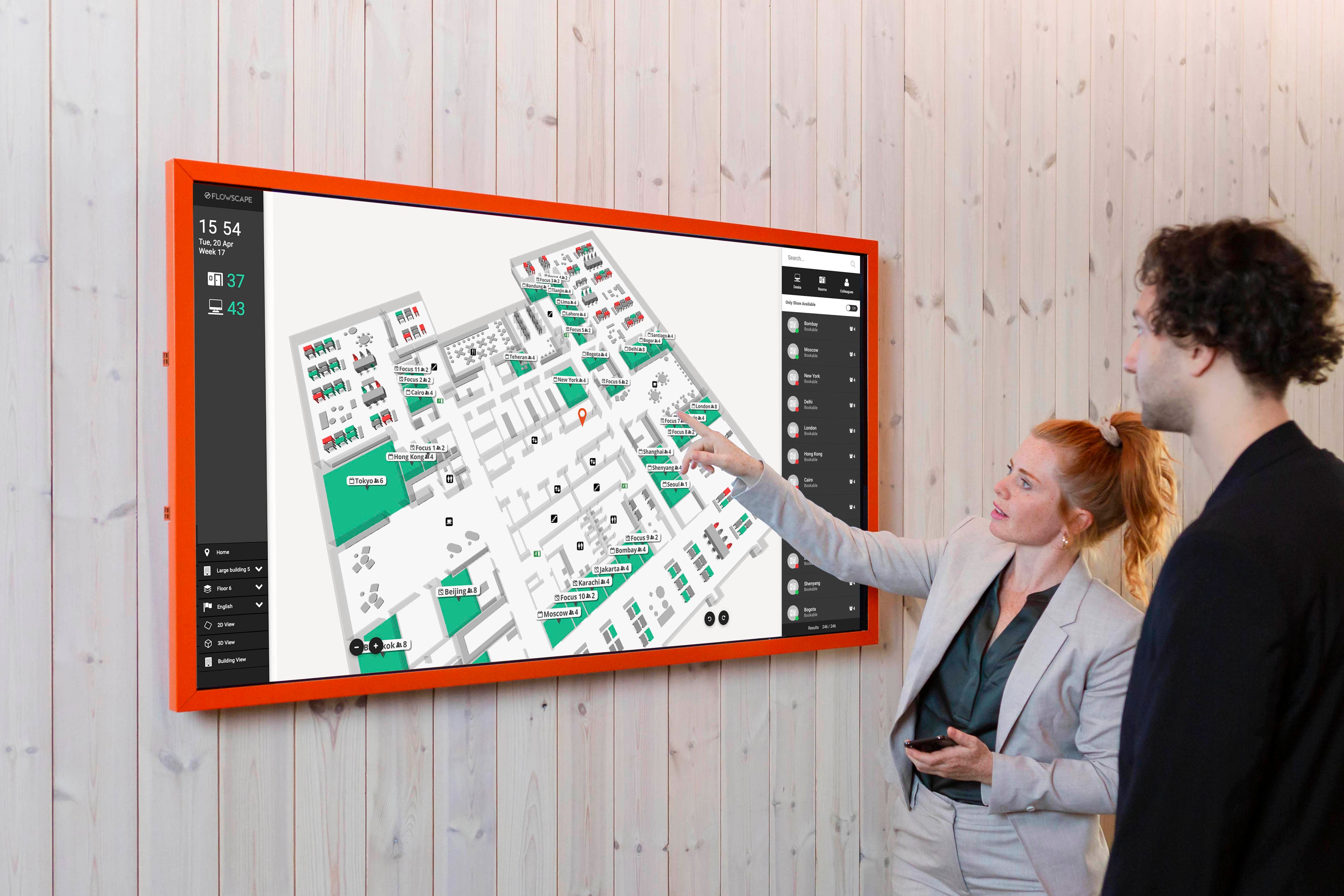 Flowscape Kiosk Screen