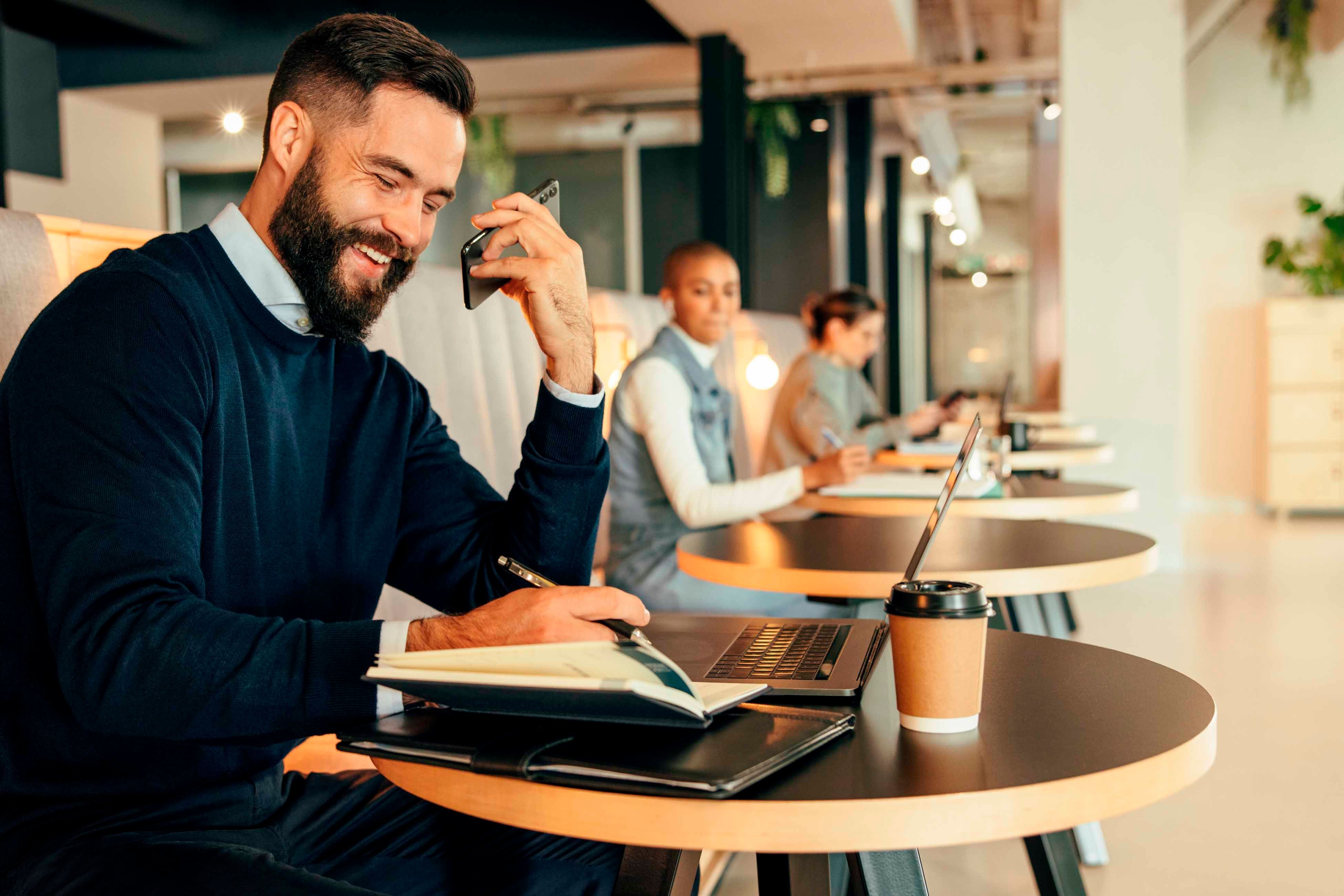 Man working remote - general